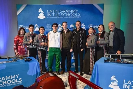 Edgar Barrera, Luis Ángel “El Flaco” And Oscar Maydon Join Latin GRAMMY In The Schools™ To Benefit Las Vegas High School & Slam Nevada